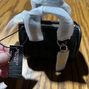 Victoria's Secret Black Key Holder with Gold Detail